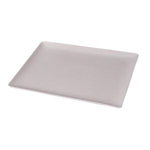 Platte 27x20 cm pearls light