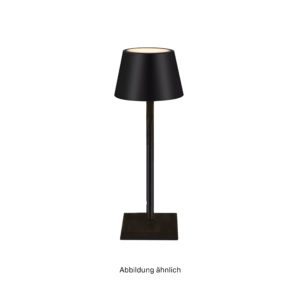 Akku Tischleuchte schwarz